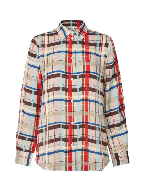 26FW 스티네 고야 셔츠 SGAW26T3022263SCARLET GRID Multicolor