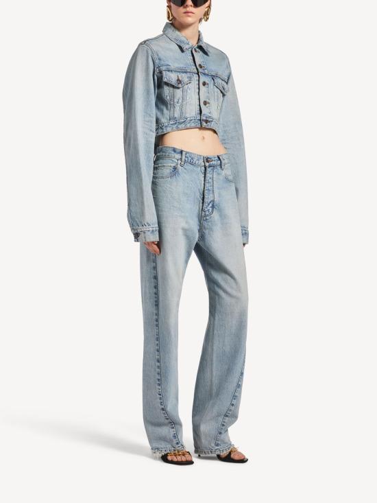 26FW 발렌시아가 데님 자켓 A001O8 TBP484020 DENIM BLUE - BALENCIAGA