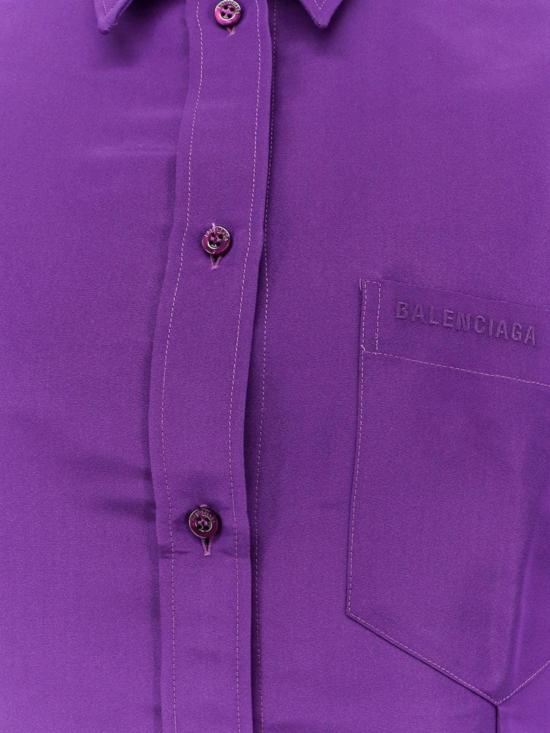 26FW 발렌시아가 블라우스 872318 TUP195210 VIOLET - BALENCIAGA