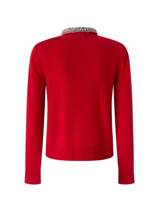26FW 핑코 가디건 107275COLONIA A3GIR29 ROSSO - PINKO