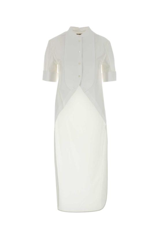 26FW JW앤더슨 미디 원피스 SH0398PG1924 001 WHITE