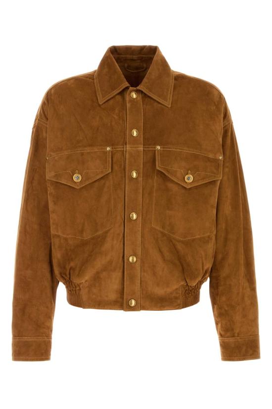 26FW 베르사체 코트 10253901A18380 1NN90 BROWN