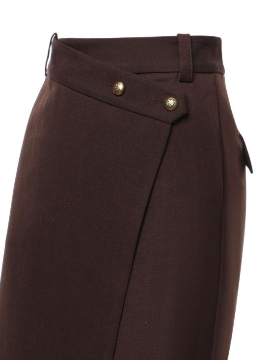 26FW 핑코 미디 스커트 107713MARZEMINO A3MSM04 MARRONE - PINKO