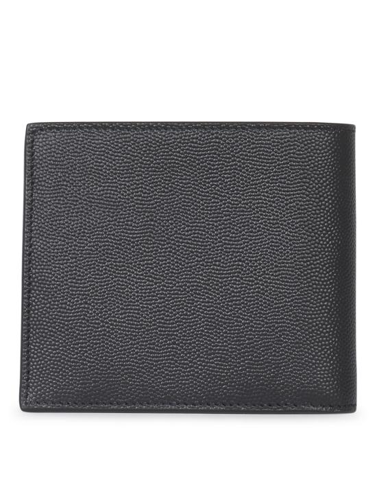 26FW 생로랑 그랑 드 뿌드르 엠보스드 레더 이스트/웨스트 동전 반지갑 396303 BTY0N1000 NERO - SAINT LAURENT