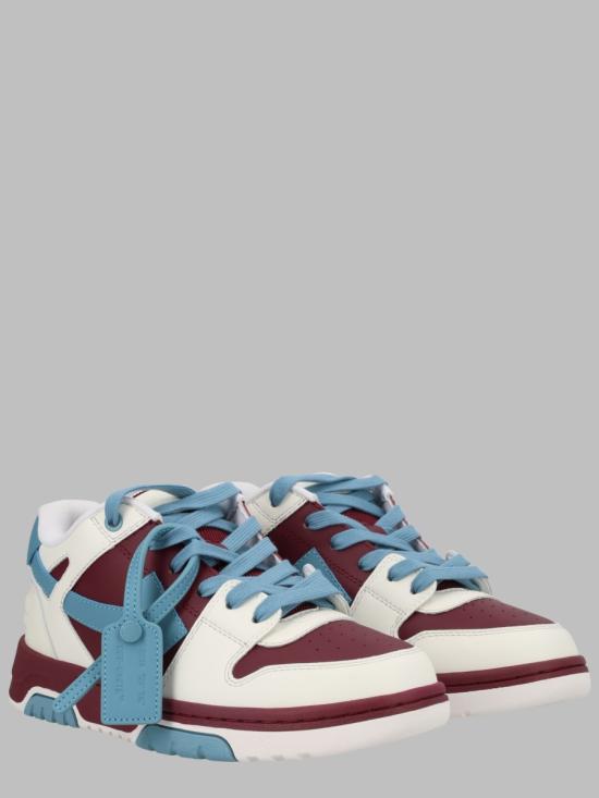 26FW [키즈] 오프화이트 스니커즈 OF06017210K DARKBROWN P BLUE - OFF WHITE