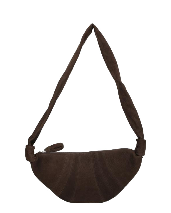 26FW 르메르 스몰 크루아상 알파카 누벅 백 BG0234 LL0189BR007 BROWN