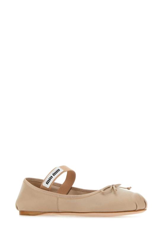 26FW 미우미우 사틴 발레리나 5F794DFDX05XUU F0NZ2 PINK - MIU MIU