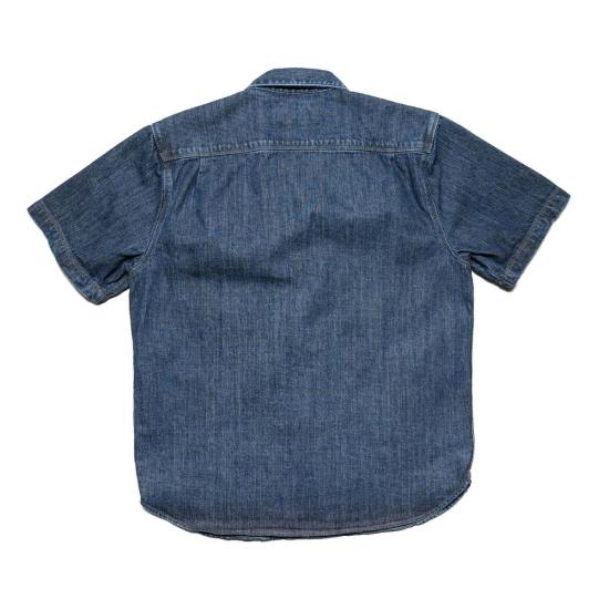  프리노트 클로스 셔츠 데이턴 반팔  인디고 - FREENOTE CLOTH