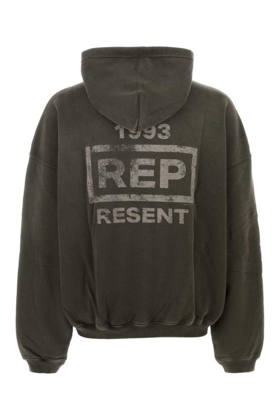 26FW 리프레젠트 후드 티셔츠 MLM100902 46 Grey - REPRESENT