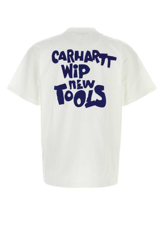 26FW 칼하트 WIP 반팔 티셔츠 I037221 02XX White - CARHARTT WIP
