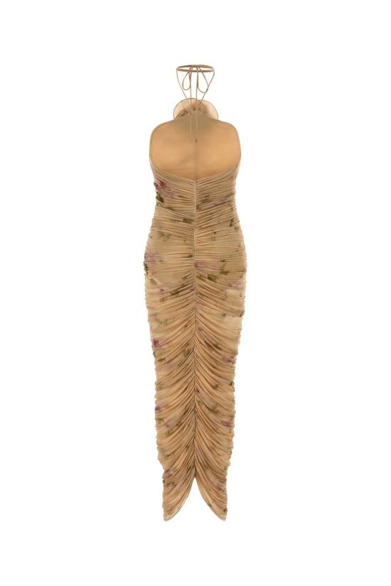 26FW 마그다뷰트림 롱 원피스 252926 BEIGE Floral - MAGDA BUTRYM