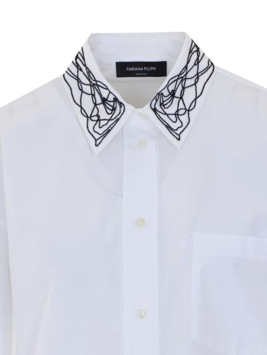 26FW 파비아나 필리피 탑 CAD216F416M269VR1 White - FABIANA FILIPPI