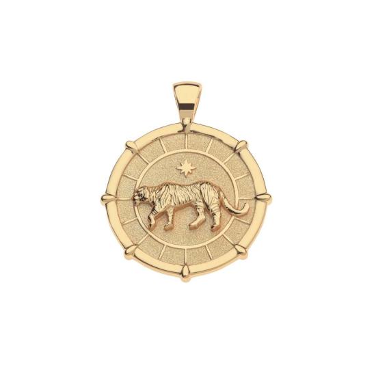  제인 윈 주얼리 목걸이/팬던트 스트롱 타이거 Jw 오리지널 펜던트 코인 목걸이 - JANE WIN JEWELRY