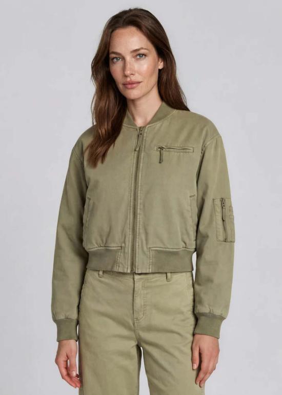  Marrakech 봄버 자켓 마라케시 올리브 2-in-1 양면 스트레치 트윌 봄버 재킷 - OTHER BRANDS