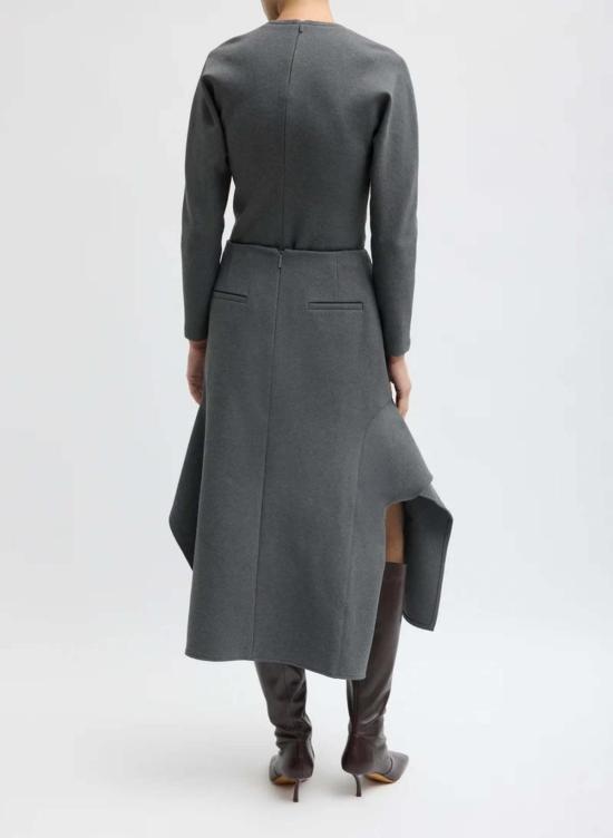  티비 롱 스커트 F226LC5392 GRAY - TIBI