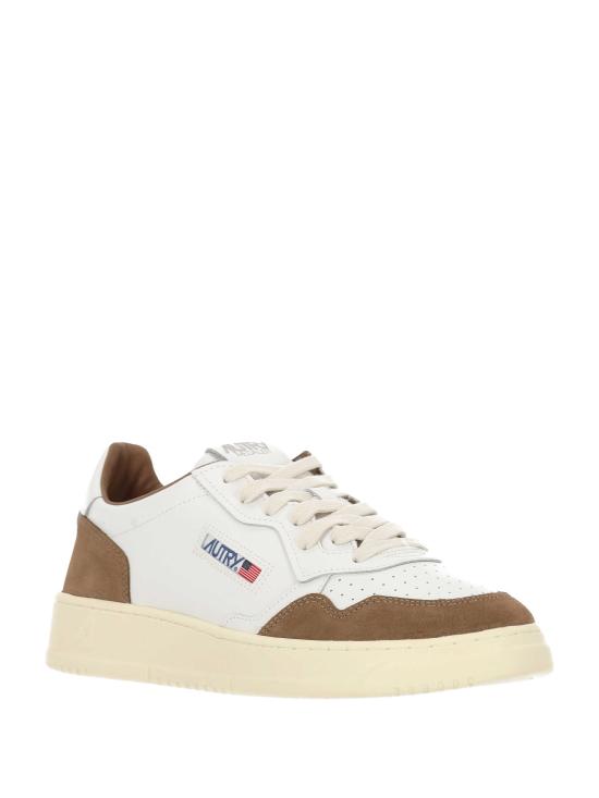 26FW 오트리 메달리스트 로우 스니커즈 AULM FT17WHT TOBACCO - AUTRY