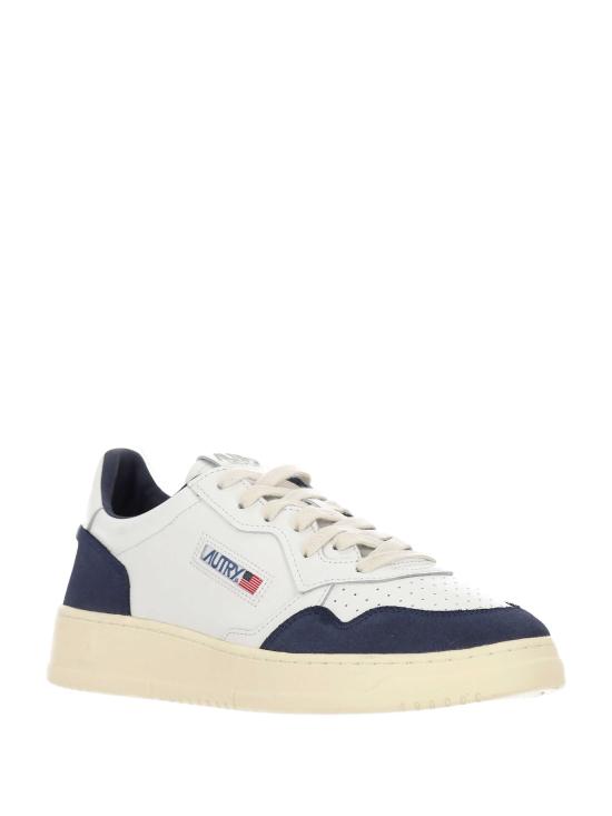 26FW 오트리 메달리스트 로우 스니커즈 AULM FT22WHT DENIM - AUTRY