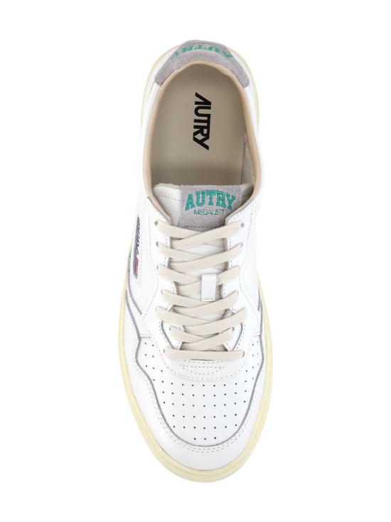 26FW 오트리 메달리스트 로우 스니커즈 AULM HJ01WHT NUVOLE - AUTRY