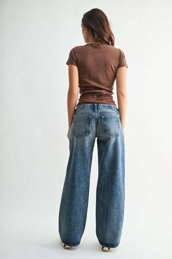  저스트 블랙 데님 데님 팬츠 BP550N BLUE - JUST BLACK DENIM