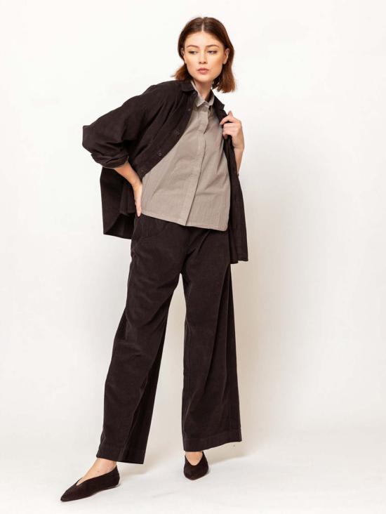  라보아트 블라우스 Labo.Art Camicia Tina 니들코드 탑 - LABO.ART