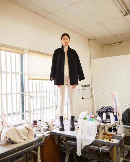  론 코트 Lwn Hoya  블랙 - LWN
