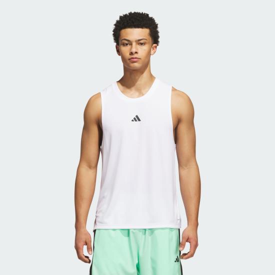  아디다스 민소매 티셔츠 KG7246 White DOM - ADIDAS