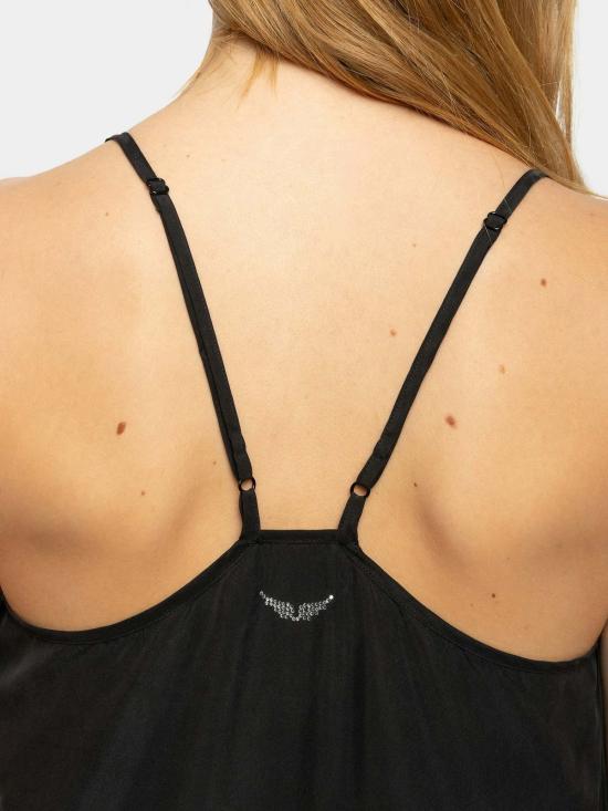  자딕앤볼테르 숏 원피스 Zadig & Voltaire Respas 실크 드레스 블랙 - ZADIG & VOLTAIRE