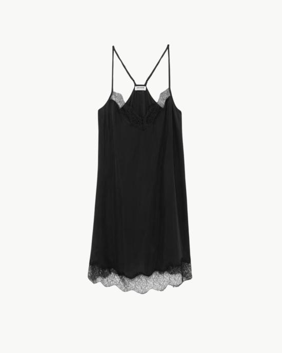  자딕앤볼테르 숏 원피스 Zadig & Voltaire Respas 실크 드레스 블랙