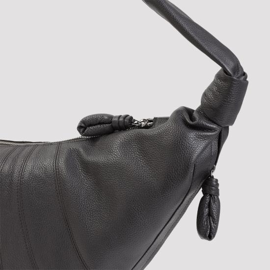 26FW 르메르 크루아상 라지 소프트 그레인드 레더 크로스백 BG0000 LL0018 BR490 DARK CHOCOLATE - LEMAIRE