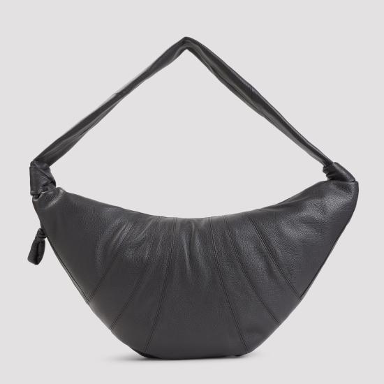 26FW 르메르 크루아상 라지 소프트 그레인드 레더 크로스백 BG0000 LL0018 BR490 DARK CHOCOLATE