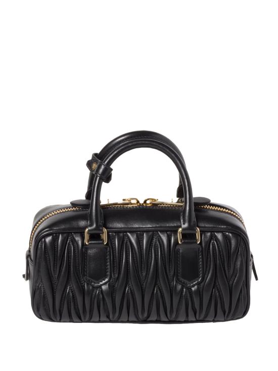 26FW 미우미우 아르카디 로고 토트백 5BB142VOON AN88 F0002 NERO - MIU MIU