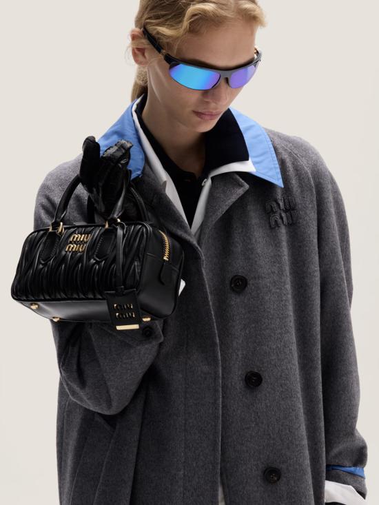 26FW 미우미우 아르카디 로고 토트백 5BB142VOON AN88 F0002 NERO - MIU MIU