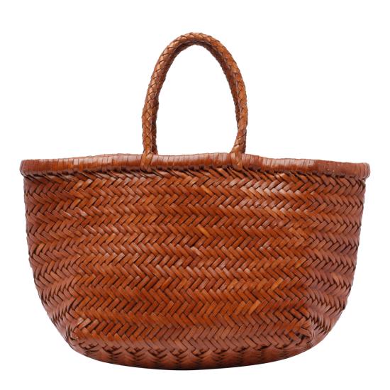 26FW 드래곤디퓨전 토트백 8811 TAN BLACK EDGE BROWN