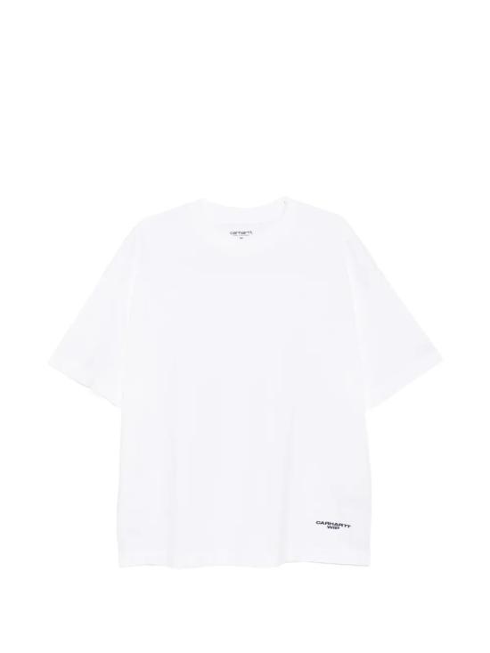 26FW 칼하트 WIP 반팔 티셔츠 I037112 00AXX WHITE BLACK