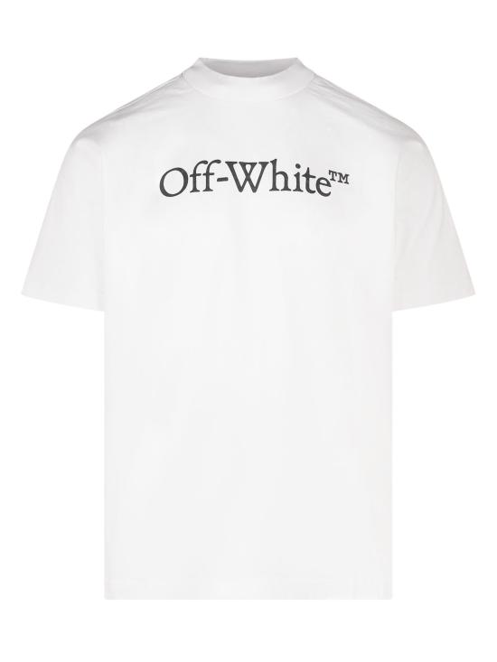 26FW 오프화이트 반팔 티셔츠 2FA00677T W1020110 WHITE BLACK