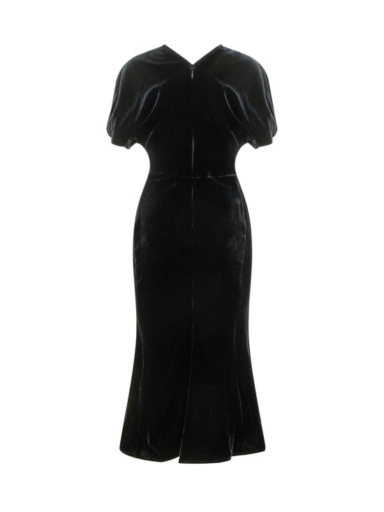 26FW 빅토리아 베컴 롱 원피스 1426WDR005227AB 550 NAVY - VICTORIA BECKHAM