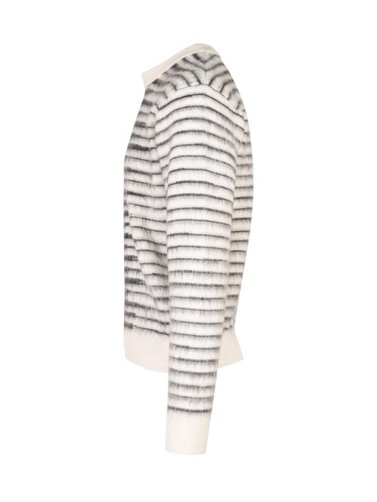 26FW 톰포드 스웨터 KCL104YMM022 WNA WHITE BLACK - TOMFORD