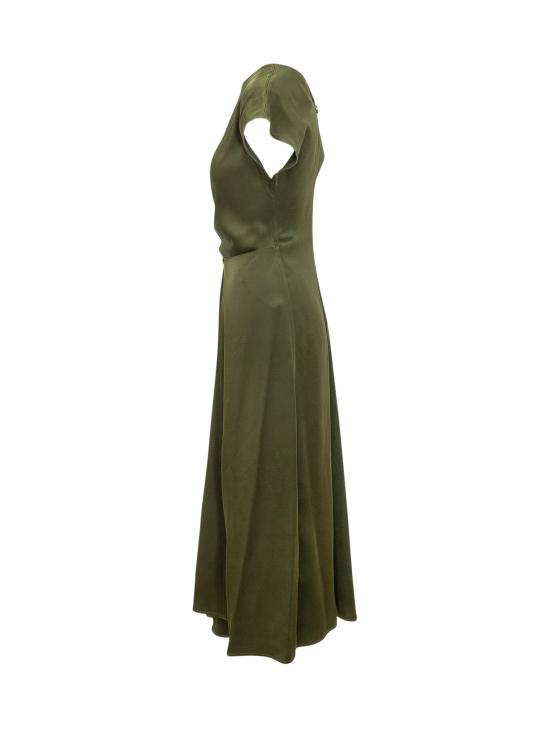 26FW 빅토리아 베컴 롱 원피스 1426WDR007292D 9990 MARSH GREEN - VICTORIA BECKHAM