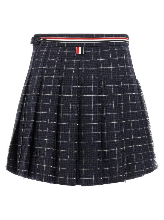 26FW 톰브라운 미디 스커트 FGC402TF1216415 Blue - THOM BROWNE