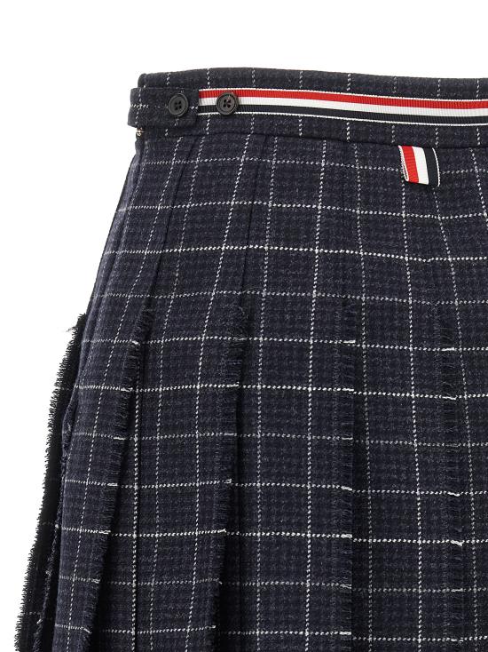 26FW 톰브라운 미디 스커트 FGC402TF1216415 Blue - THOM BROWNE