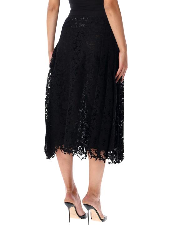 26FW 펜디 미디 스커트 FQ7762B1U2 F0QA1 NERO - FENDI