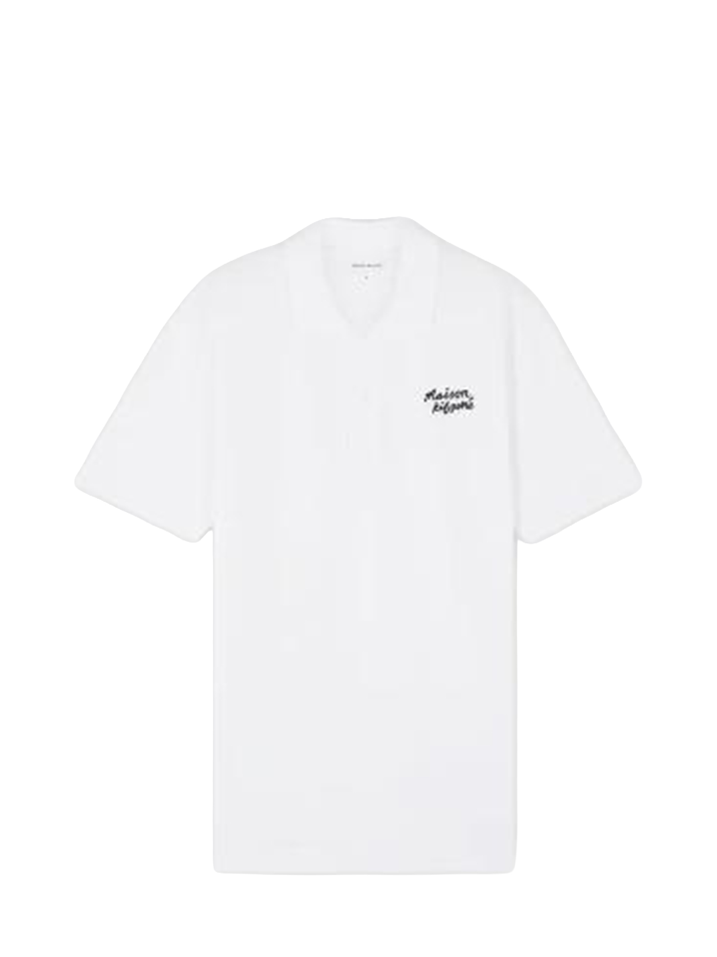  메종키츠네 / 남성 핸드라이팅 컴포트 티셔츠 MM00201KJ7010 M186 WHITE BLACK BPG