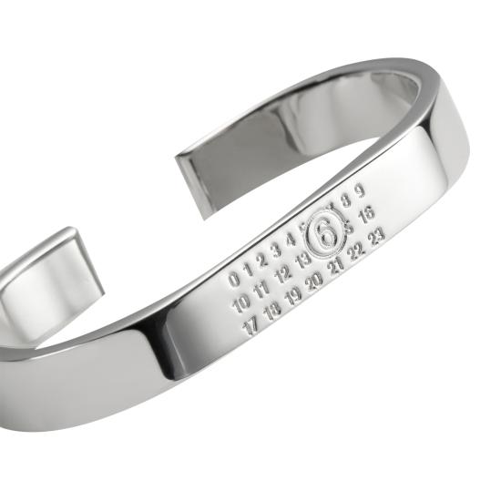 26FW MM6 메종마르지엘라 팔찌 SM6UQ0120 P6469951 Silver - MM6 MAISON MARGIELA