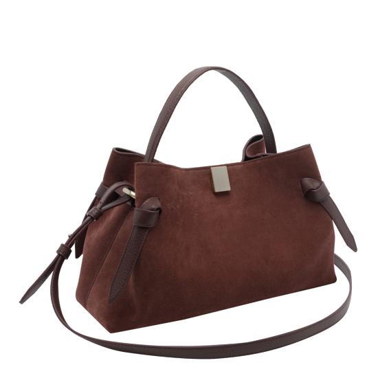 26FW 유제피 토트백 GYOZA SUEDES033 BROWN - YUZEFI