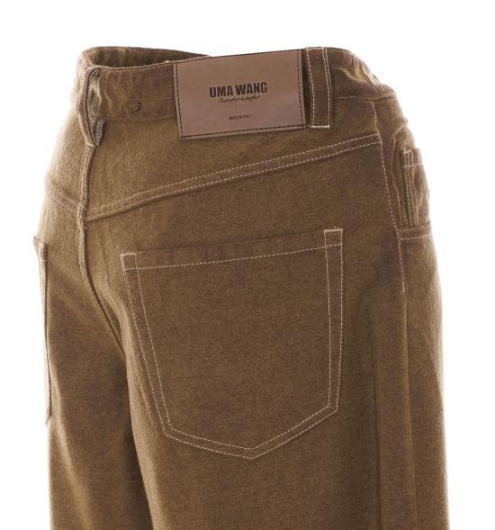 26FW 우마 왕 팬츠 UP3036 UW200 BROWN - UMA WANG