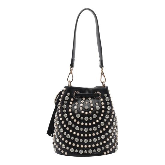 26FW 라캐리 토트백 162MES215 ECOBLACK WHITE - LA CARRIE