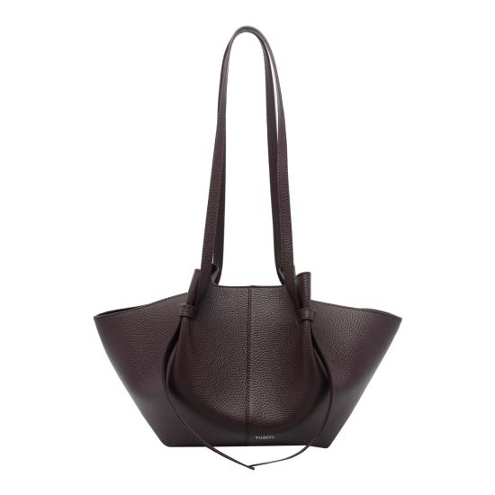 26FW 유제피 숄더백 MOCHI PEBBLE GRAIN LEATHERL078 BROWN