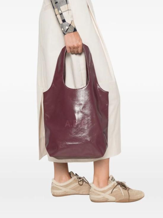 26FW 아페쎄 토트백 PUABR M61861 HAJ BLACKBERRY - A.P.C.