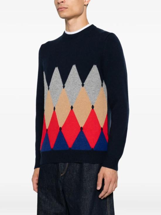 26FW 발렌타인 스웨터 B2P000 7K0A8 93562 NAVY BLUE - BALLANTYNE