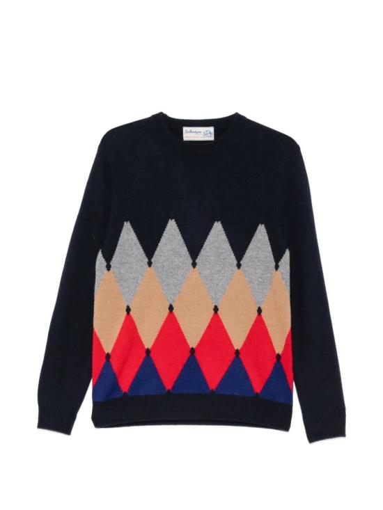 26FW 발렌타인 스웨터 B2P000 7K0A8 93562 NAVY BLUE